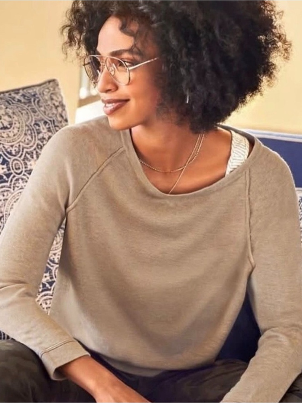 CAbi Taupe Pullover